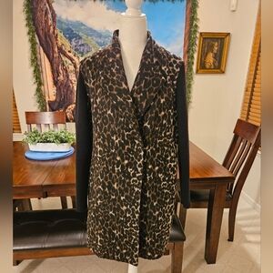 Kenneth Cole New York Leopard Print Blazer/Jacket